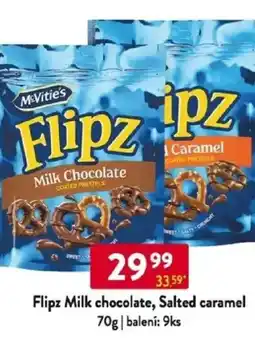 Qanto Flipz Milk chocolate, Salted caramel nabídka