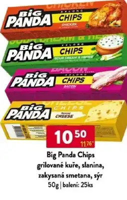 Qanto Big Panda Chips grilované kuře, slanina, zakysaná smetana, sýr nabídka