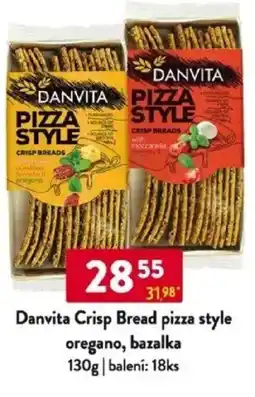 Qanto Danvita Crisp Bread pizza style oregano, bazalka nabídka