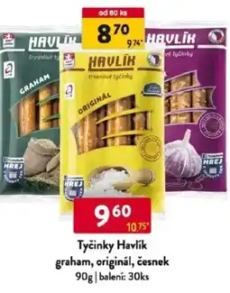 Qanto Tyčinky Havlík graham, originál, česnek nabídka