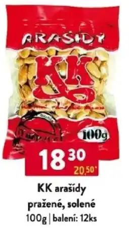 Qanto KK arašídy pražené, solené nabídka