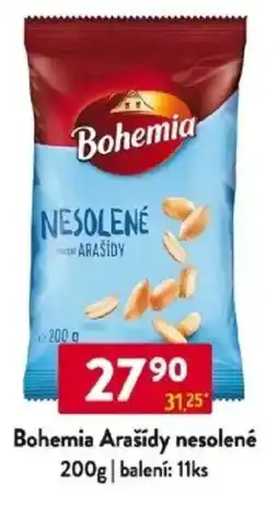 Qanto Bohemia Arašídy nesolené nabídka