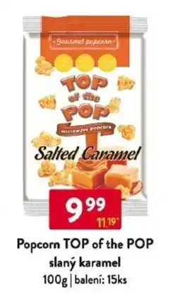 Qanto Popcorn TOP of the POP slaný karamel nabídka