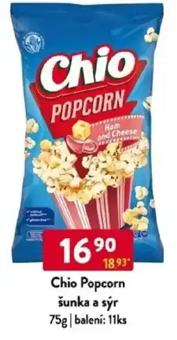 Qanto Chio Popcorn šunka a sýr nabídka