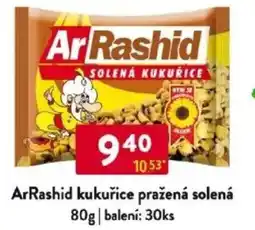 Qanto ArRashid kukuřice pražená solená nabídka