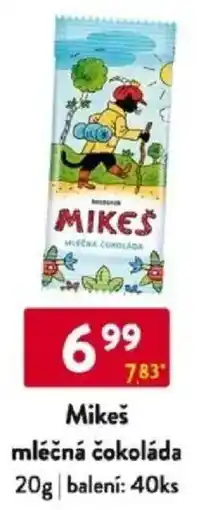 Qanto Mikeš mléčná čokoláda nabídka