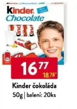 Qanto Kinder čokoláda nabídka