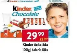 Qanto Kinder čokoláda nabídka