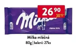 Qanto Milka mléčná nabídka