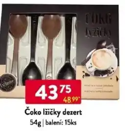 Qanto Čoko lžičky dezert nabídka