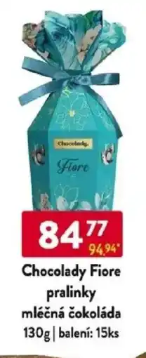 Qanto Chocolady Fiore pralinky mléčná čokoláda nabídka