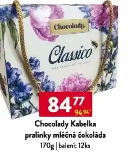 Qanto Chocolady Kabelka pralinky mléčná čokoláda nabídka
