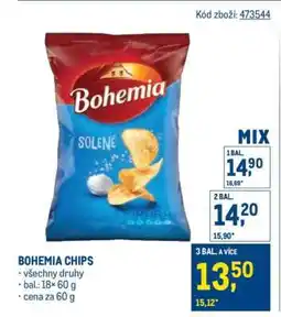 Makro Bohemia chips nabídka
