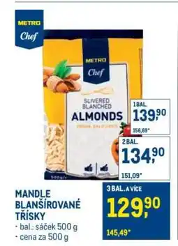 Makro MANDLE BLANŠÍROVANÉ TŘÍSKY nabídka