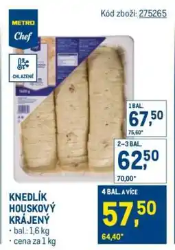 Makro KNEDLÍK HOUSKOVÝ KRÁJENÝ nabídka