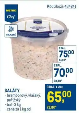 Makro Saláty nabídka