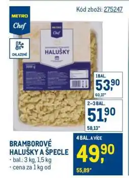 Makro BRAMBOROVÉ HALUŠKY A ŠPECLE nabídka
