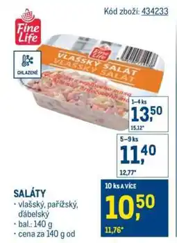 Makro Vlašský salát nabídka