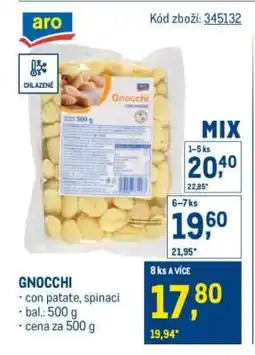 Makro Gnocchi nabídka