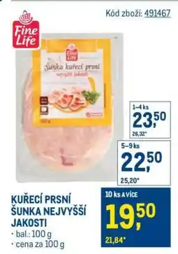 Makro KUŘECÍ PRSNÍ ŠUNKA NEJVYŠŠÍ JAKOSTI nabídka