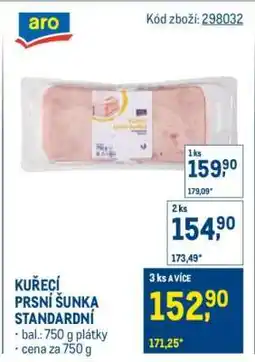Makro Kuřecí prsní šunka standardní nabídka