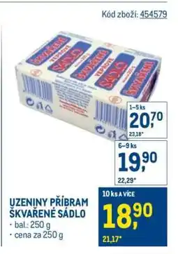 Makro UZENINY PŘÍBRAM ŠKVAŘENÉ SÁDLO nabídka