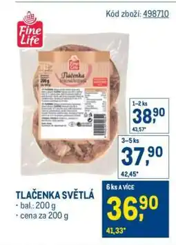Makro Tlačenka světlá nabídka
