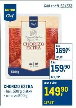 Makro Chorizo extra nabídka