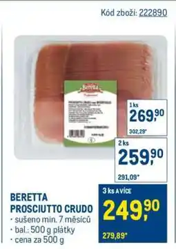 Makro BERETTA PROSCIUTTO CRUDO nabídka