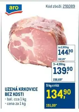 Makro Uzená krkovice bez kosti nabídka