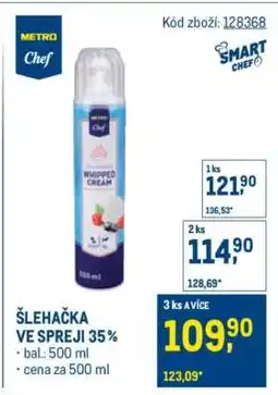 Makro ŠLEHAČKA VE SPREJI 35 % nabídka