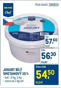 Makro JOGURT BÍLÝ SMETANOVÝ 10 % nabídka