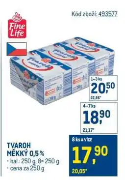 Makro TVAROH MĚKKÝ 0,5% nabídka