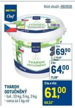 Makro Tvaroh odtučněný nabídka