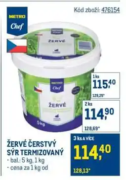 Makro ŽERVÉ ČERSTVÝ SÝR TERMIZOVANÝ nabídka