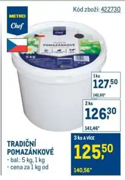 Makro Tradiční pomazánkové nabídka