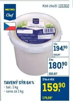 Makro Tavený sýr 64 % nabídka