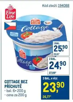 Makro COTTAGE BEZ PŘÍCHUTĚ nabídka