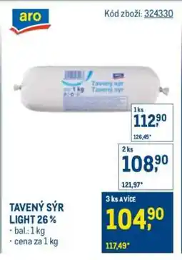 Makro TAVENÝ SÝR LIGHT 26 % nabídka
