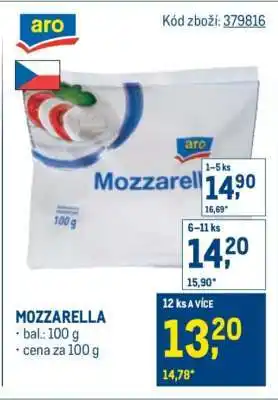 Makro Mozzarella nabídka