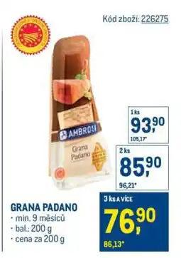 Makro Grana Padano nabídka