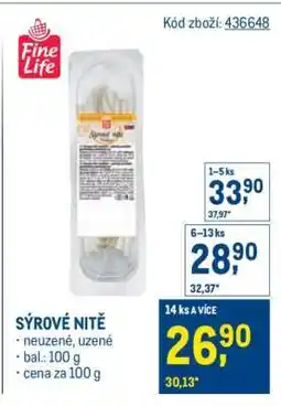 Makro Sýrové nitě nabídka