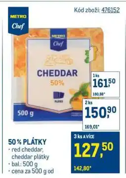 Makro Cheddar 50% nabídka