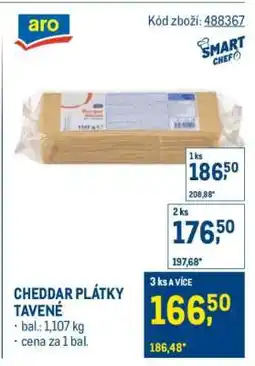 Makro CHEDDAR PLÁTKY TAVENÉ nabídka