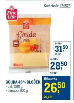Makro Gouda 48% bloček nabídka