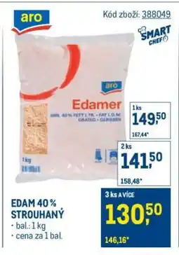 Makro EDAM 40 % STROUHANÝ nabídka