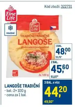 Makro Langoše tradiční nabídka