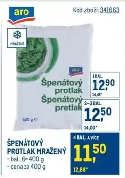 Makro ŠPENÁTOVÝ PROTLAK MRAŽENÝ nabídka