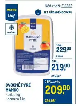 Makro OVOCNÉ PYRÉ MANGO nabídka