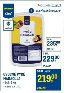 Makro OVOCNÉ PYRÉ MARACUJA nabídka